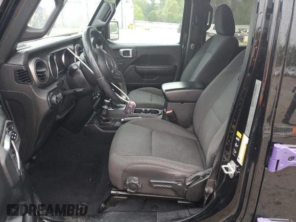 2020 Jeep Wrangler Unlimited Sport S with VIN 1C4HJXDG7LW170227, listed as a Copart auction lot 54739265 with 54,016 mi miles and Salvage title. Bid and sale history available at DreamBid. Image 7.