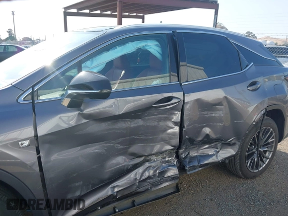 2022 Lexus RX 350 F Sport with VIN 2T2YZMDA5NC311726, listed as a IAAI auction lot 42451167 with 28,304 mi miles and . Bid and sale history available at DreamBid. Image 6.