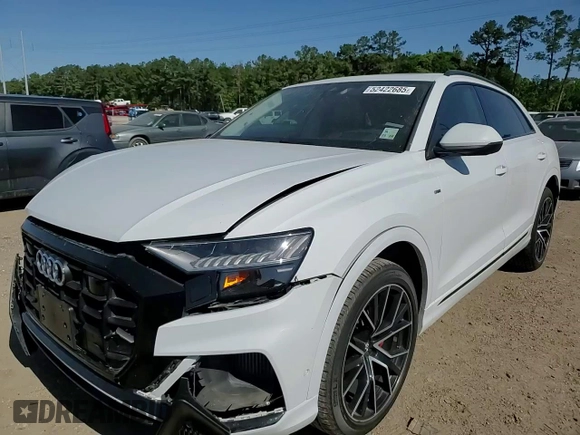 2019 Audi Q8 Prestige with VIN WA1FVAF17KD039031, listed as a Copart auction lot 52422685 with 62,099 mi miles and Salvage title. Bid and sale history available at DreamBid. Image 11.