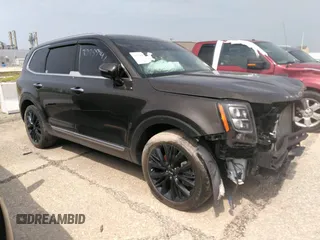 2020 Kia Telluride SX z VIN 5XYP5DHC7LG003935, wystawiony jako IAAI lot #32399947 z przebiegiem 82 256 mil mil oraz . Historia ofert i sprzedaży dostępna na DreamBid. Obrazek 1.