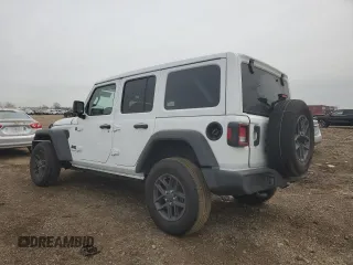 2025 Jeep Wrangler Sport S with VIN 1C4PJXDN9SW531241, listed as a Copart auction lot 51460975 with Not provided miles and Salvage title. Bid and sale history available at DreamBid. Image 2.