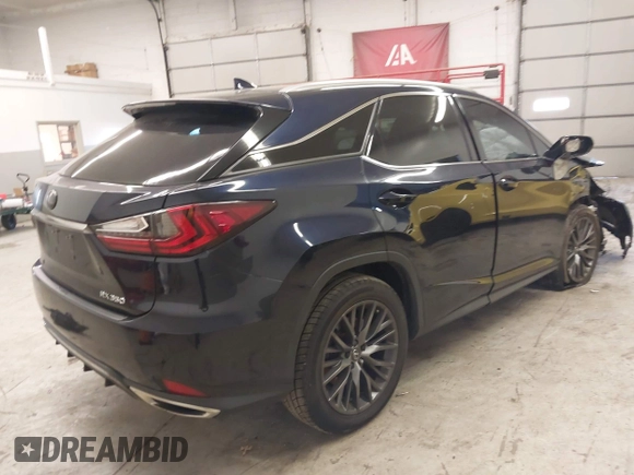 2021 Lexus RX 350 F Sport with VIN 2T2SZMDA6MC293404, listed as a IAAI auction lot 41825619 with 61,599 mi miles and . Bid and sale history available at DreamBid. Image 4.