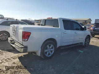2008 Nissan Titan SE with VIN 1N6BA07D38N323890, listed as a Copart auction lot 43564945 with 191,321 mi miles and Salvage Title. Bid and sale history available at carsss.com. Image 3.