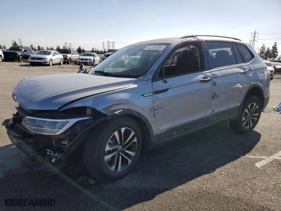 2024 Volkswagen Tiguan S with VIN 3VVRB7AX7RM035930, listed as a Copart auction lot 84238034 with 5,389 mi miles and Salvage Title. Bid and sale history available at carsss.com. Image 1.