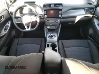 2025 Nissan LEAF S with VIN 1N4AZ1BV3SC561857, listed as a Copart auction lot 81076944 with 4,410 mi miles and Salvage Title. Bid and sale history available at carsss.com. Image 8.