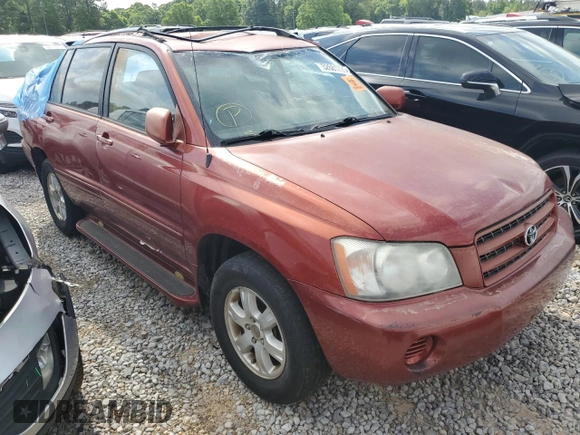 2003 Toyota Highlander z VIN JTEGF21A830096055, wystawiony jako Copart lot #52681725 z przebiegiem 188 892 mil mil oraz Szkoda całkowita • Salvage title. Historia ofert i sprzedaży dostępna na DreamBid. Obrazek 4.
