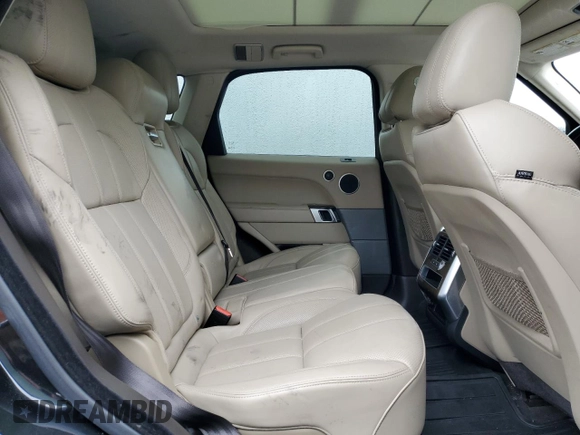 2017 Land Rover Range Rover Sport HSE with VIN SALWR2FVXHA141719, listed as a Copart auction lot 58583975 with Not provided miles and Salvage title. Bid and sale history available at DreamBid. Image 11.
