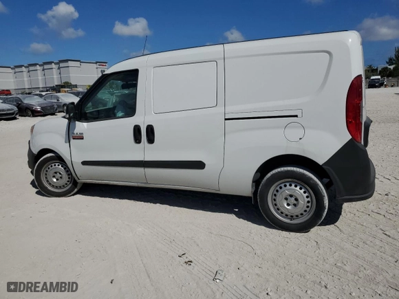 2020 Ram ProMaster City Cargo Van Tradesman with VIN ZFBHRFAB5L6R56283, listed as a Copart auction lot 45576415 with 124,711 mi miles and Non Repairable. Bid and sale history available at carsss.com. Image 2.