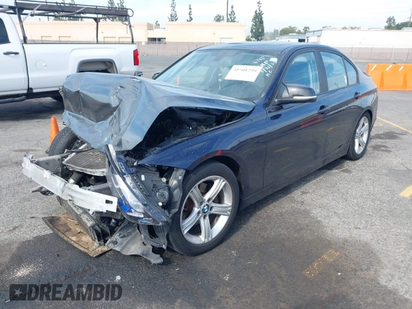 2013 BMW 3 Series 328i with VIN WBA3A5C55DF603542, listed as a IAAI auction lot 41501299 with 176,124 mi miles. Bid and sale history available at carsss.com. Image 2.