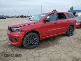 2021 Dodge Durango GT Plus with VIN 1C4RDJDG6MC764755, listed as a Copart auction lot 51815675 with 52,024 mi miles and Salvage title. Bid and sale history available at DreamBid. Image 1.