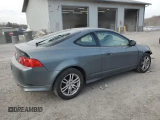 2005 Acura RSX with VIN JH4DC54835S004804, listed as a Copart auction lot 80336334 with 242,736 mi miles and Salvage Title. Bid and sale history available at carsss.com. Image 3.