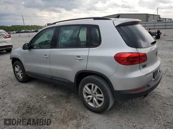2017 Volkswagen Tiguan S with VIN WVGAV7AX9HK002092, listed as a Copart auction lot 52210695 with 113,791 mi miles and Salvage Title. Bid and sale history available at DreamBid. Image 2.