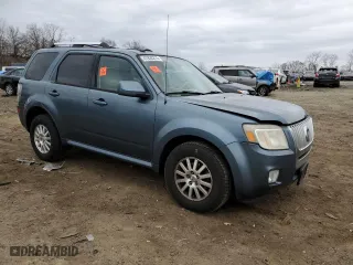 2011 Mercury Mariner Premier with VIN 4M2CN9HG7BKJ00344, listed as a Copart auction lot 47822215 with 107,070 mi miles and Salvage Title. Bid and sale history available at carsss.com. Image 4.