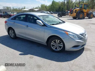 2012 Hyundai Sonata GLS PZEV with VIN 5NPEB4AC7CH419891, listed as a IAAI auction lot 42045395 with 156,153 mi miles. Bid and sale history available at carsss.com. Image 1.
