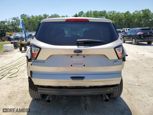 2018 Ford Escape SE with VIN 1FMCU0GD3JUB85936, listed as a Copart auction lot 52309395 with 37,446 mi miles and Salvage Title. Bid and sale history available at carsss.com. Image 6.