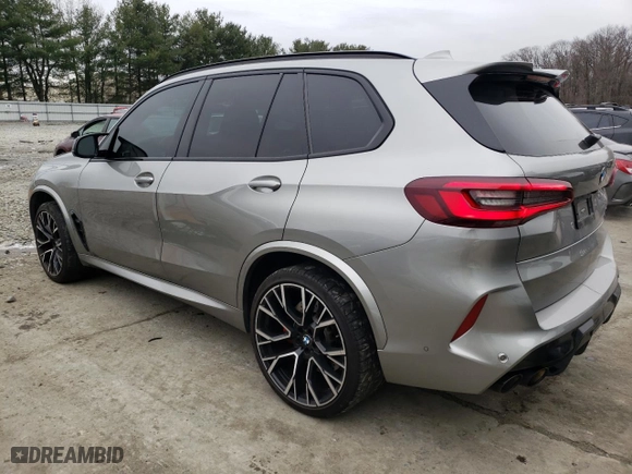 2022 BMW X5 M with VIN 5YMJU0C00N9J38278, listed as a Copart auction lot 38220214 with 18,521 mi miles. Bid and sale history available at carsss.com. Image 2.