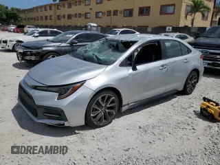 2020 Toyota Corolla SE with VIN 5YFS4RCE2LP051809, listed as a Copart auction lot 54130215 with 62,021 mi miles and Salvage Title. Bid and sale history available at carsss.com. Image 1.