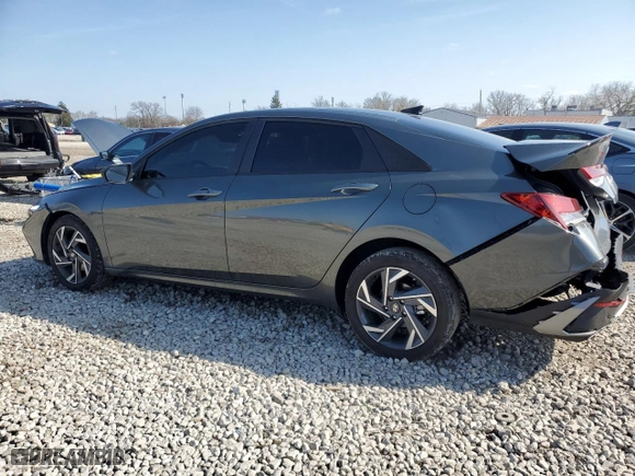 2025 Hyundai Elantra SEL Sport with VIN KMHLM4DG7SU932767, listed as a Copart auction lot 51300285 with 2,917 mi miles and Salvage Title. Bid and sale history available at carsss.com. Image 2.