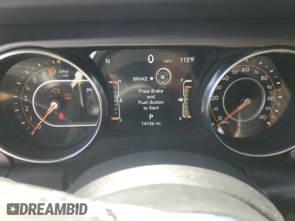 2023 Jeep Gladiator Rubicon with VIN 1C6JJTBG9PL546437, listed as a Copart auction lot 62536575 with 14,106 mi miles and Salvage title. Bid and sale history available at DreamBid. Image 9.