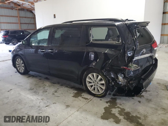 2013 Toyota Sienna XLE with VIN 5TDDK3DC7DS053587, listed as a Copart auction lot 51430625 with 157,860 mi miles and Salvage Title. Bid and sale history available at DreamBid. Image 2.