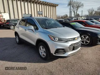 2017 Chevrolet Trax LT with VIN KL7CJPSBXHB165505, listed as a Copart auction lot 41615995 with 75,151 mi miles and Clean Title. Bid and sale history available at carsss.com. Image 1.