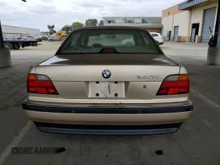 1998 BMW 7 Series 740il with VIN WBAGJ832XWDM11394, listed as a Copart auction lot 54390685 with 126,828 mi miles and Clean Title. Bid and sale history available at carsss.com. Image 6.