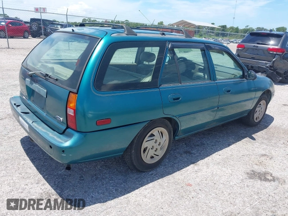 1998 Ford Escort SE with VIN 3FAFP15PXWR197386, listed as a IAAI auction lot 42760969 with 175,541 mi miles and . Bid and sale history available at DreamBid. Image 4.