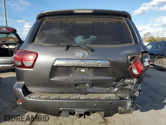 2019 Toyota Sequoia Platinum with VIN 5TDDY5G12KS171824, listed as a Copart auction lot 78034084 with 58,986 mi miles and Salvage Title. Bid and sale history available at carsss.com. Image 6.