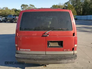 2000 GMC Safari with VIN 1GKDM19W5YB524526, listed as a Copart auction lot 74827074 with 125,817 mi miles and Salvage Title. Bid and sale history available at carsss.com. Image 6.