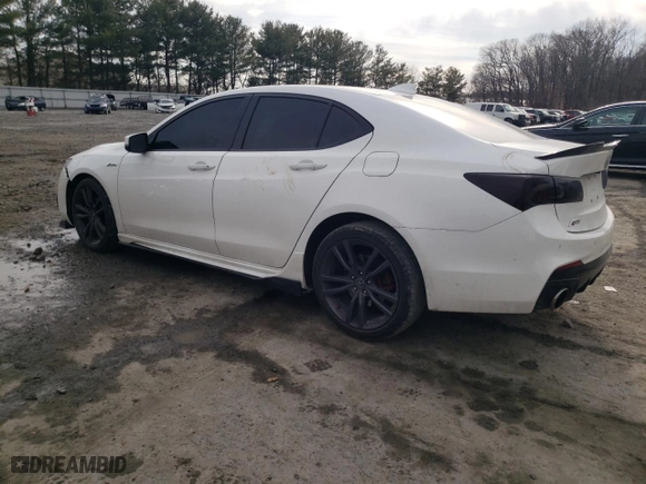 2018 Acura TLX w/A-SPEC Pkg with VIN 19UUB2F61JA009029, listed as a Copart auction lot 43001555 with 66,405 mi miles and Salvage Title. Bid and sale history available at carsss.com. Image 2.