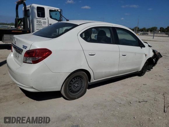 2019 Mitsubishi Mirage G4 ES with VIN ML32F3FJ4KHF14422, listed as a Copart auction lot 47749204 with 122,336 mi miles and Salvage Title. Bid and sale history available at carsss.com. Image 3.