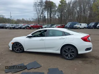 2019 Honda Civic Sedan Sport with VIN 2HGFC2F87KH592488, listed as a IAAI auction lot 42077168 with 44,431 mi miles. Bid and sale history available at carsss.com. Image 14.