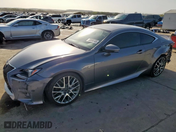 2016 Lexus RC 350 F Sport z VIN JTHHE5BC0G5013836, wystawiony jako Copart lot #50095165 z przebiegiem 86 799 mil mil oraz Szkoda całkowita • Salvage title. Historia ofert i sprzedaży dostępna na DreamBid. Obrazek 1.