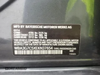 2014 BMW 3 Series 328i xDrive with VIN WBA3G7C5XEKN37654, listed as a Copart auction lot 86345984 with 115,450 mi miles and Salvage Title. Bid and sale history available at carsss.com. Image 12.