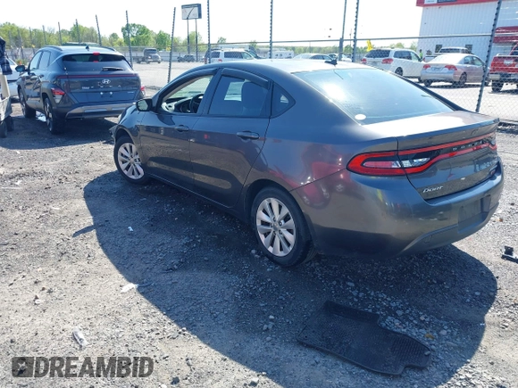 2015 Dodge Dart Aero with VIN 1C3CDFDH3FD422905, listed as a IAAI auction lot 41981924 with 126,171 mi miles. Bid and sale history available at carsss.com. Image 3.