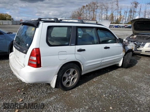 2003 Subaru Forester XS with VIN JF1SG65663H750096, listed as a Copart auction lot 76763824 with 0 mi miles and Salvage Title. Bid and sale history available at carsss.com. Image 3.