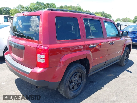 2016 Jeep Patriot Sport SE z VIN 1C4NJPBA8GD676815, wystawiony jako IAAI lot #42314216 z przebiegiem 150 564 mil mil oraz . Historia ofert i sprzedaży dostępna na DreamBid. Obrazek 4.
