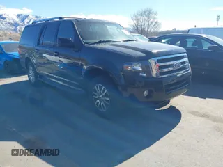 2014 Ford Expedition EL Limited with VIN 1FMJK2A5XEEF13556, listed as a IAAI auction lot 41657917 with 192,002 mi miles. Bid and sale history available at carsss.com. Image 1.