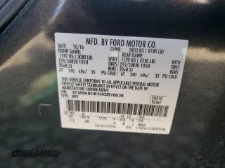 2017 Ford Explorer XLT с VIN 1FM5K8D81HGB18636, выставлен на аукционе Copart как лот 70666574 с пробегом 185 706 миль миль и На запчасти • Non repairable. История ставок и продаж доступна на DreamBid. Изображение 13.