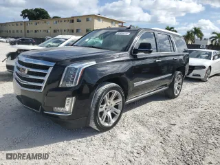 2017 Cadillac Escalade Premium Luxury with VIN 1GYS3CKJ4HR174758, listed as a Copart auction lot 80889314 with 75,289 mi miles and Non Repairable. Bid and sale history available at carsss.com. Image 1.