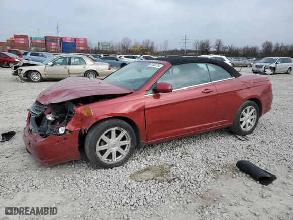 2009 Chrysler Sebring Touring with VIN 1C3LC55D79N521881, listed as a Copart auction lot 81904764 with 105,118 mi miles and Salvage Title. Bid and sale history available at carsss.com. Image 1.