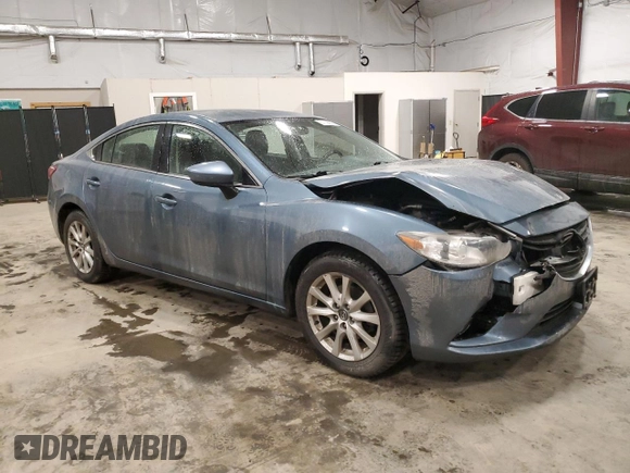 2016 Mazda 6 i Sport with VIN JM1GJ1U55G1405038, listed as a Copart auction lot 51106835 with 144,241 mi miles and Salvage Title. Bid and sale history available at DreamBid. Image 4.