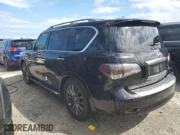 2015 Infiniti QX80 with VIN JN8AZ2NE5F9087347, listed as a Copart auction lot 75463544 with 174,302 mi miles and Non Repairable. Bid and sale history available at carsss.com. Image 2.