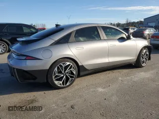 2023 Hyundai IONIQ 6 SEL with VIN KMHM34AA5PA026732, listed as a Copart auction lot 88020935 with 16,650 mi miles and Salvage Title. Bid and sale history available at carsss.com. Image 3.