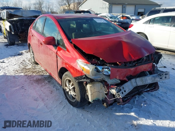 2010 Toyota Prius II with VIN JTDKN3DU6A1227200, listed as a IAAI auction lot 41292342 with 292,531 mi miles. Bid and sale history available at carsss.com. Image 1.