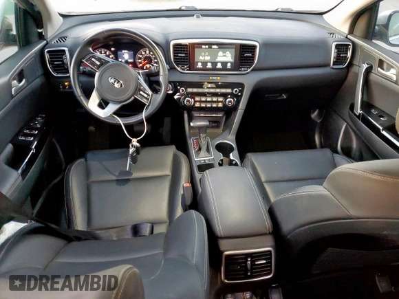 2022 Kia Sportage EX with VIN KNDPN3AC8N7955332, listed as a Copart auction lot 47824755 with 25,544 mi miles and Salvage title. Bid and sale history available at DreamBid. Image 8.