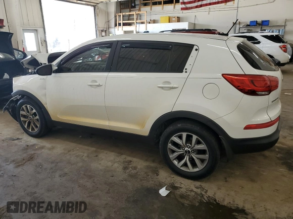 2016 Kia Sportage LX with VIN KNDPBCAC3G7814194, listed as a Copart auction lot 50263005 with 136,570 mi miles and Salvage Title. Bid and sale history available at carsss.com. Image 2.