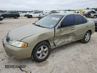 2000 Nissan Sentra XE with VIN 3N1CB51DXYL315654, listed as a Copart auction lot 46595295 with 213,322 mi miles and Salvage title. Bid and sale history available at DreamBid. Image 1.