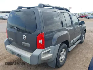 2005 Nissan Xterra S with VIN 5N1AN08U45C638220, listed as a IAAI auction lot 42206809 with 127,845 mi miles and . Bid and sale history available at DreamBid. Image 4.