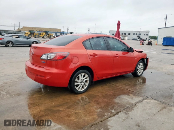 2013 Mazda 3 i Touring with VIN JM1BL1V74D1767779, listed as a Copart auction lot 54360115 with 120,405 mi miles and Salvage title. Bid and sale history available at DreamBid. Image 3.